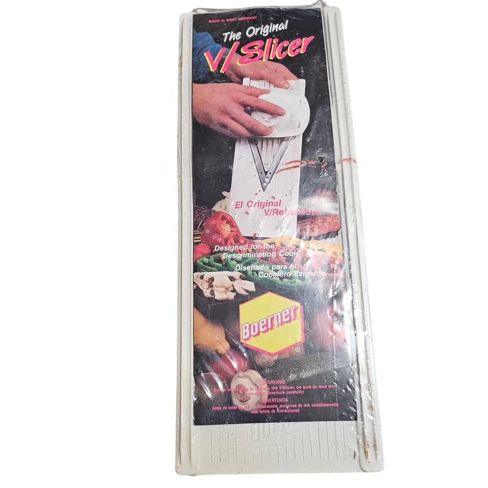 New Sealed Vintage Boerner Original V Slicer Mandoline, Germany VTG